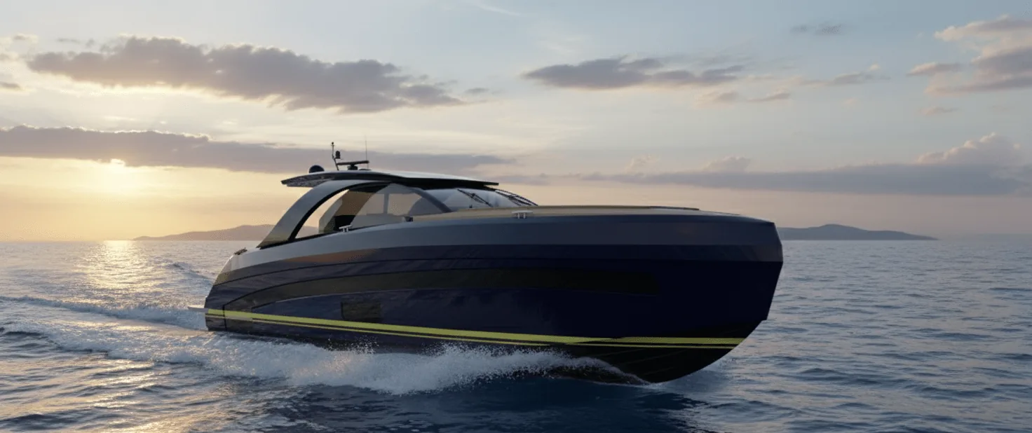 Vector 11.5, 11.5m Exterior & Naval Architecture — GUREN Design